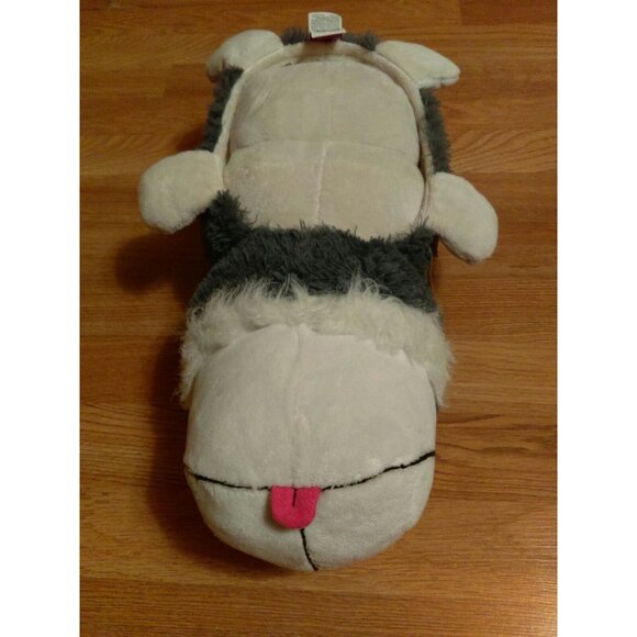 Flip a Zoo Asher Husky Puppy Dog Wolf Poppi Polar Bear plush Pillow 18 inches - Picture 4 of 7